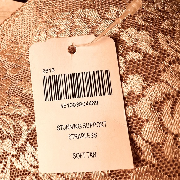 NWT Soma Stunning Support Strapless Convertible Bra Underwire 40 D Tan #0056 - Picture 9 of 13